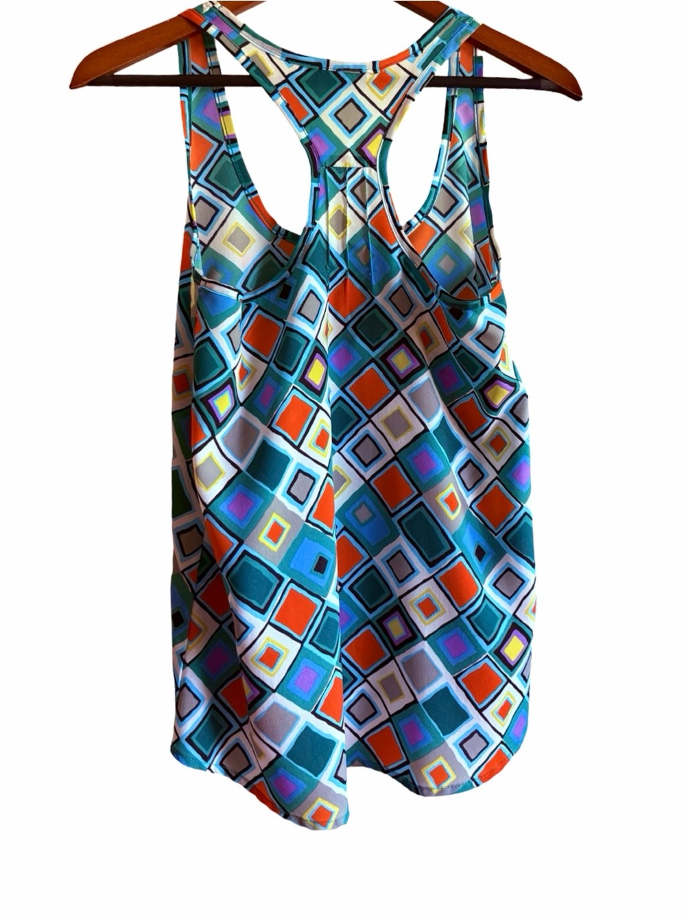 Gabriella Rocha Multi Color Boho Geometric Pocket Tank Top Small - Picture 13 of 16